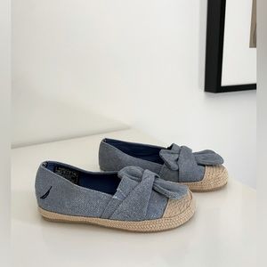 (NEW) Toddler Girl Shoe | Denim Espadrille  by Nautica | Size 9